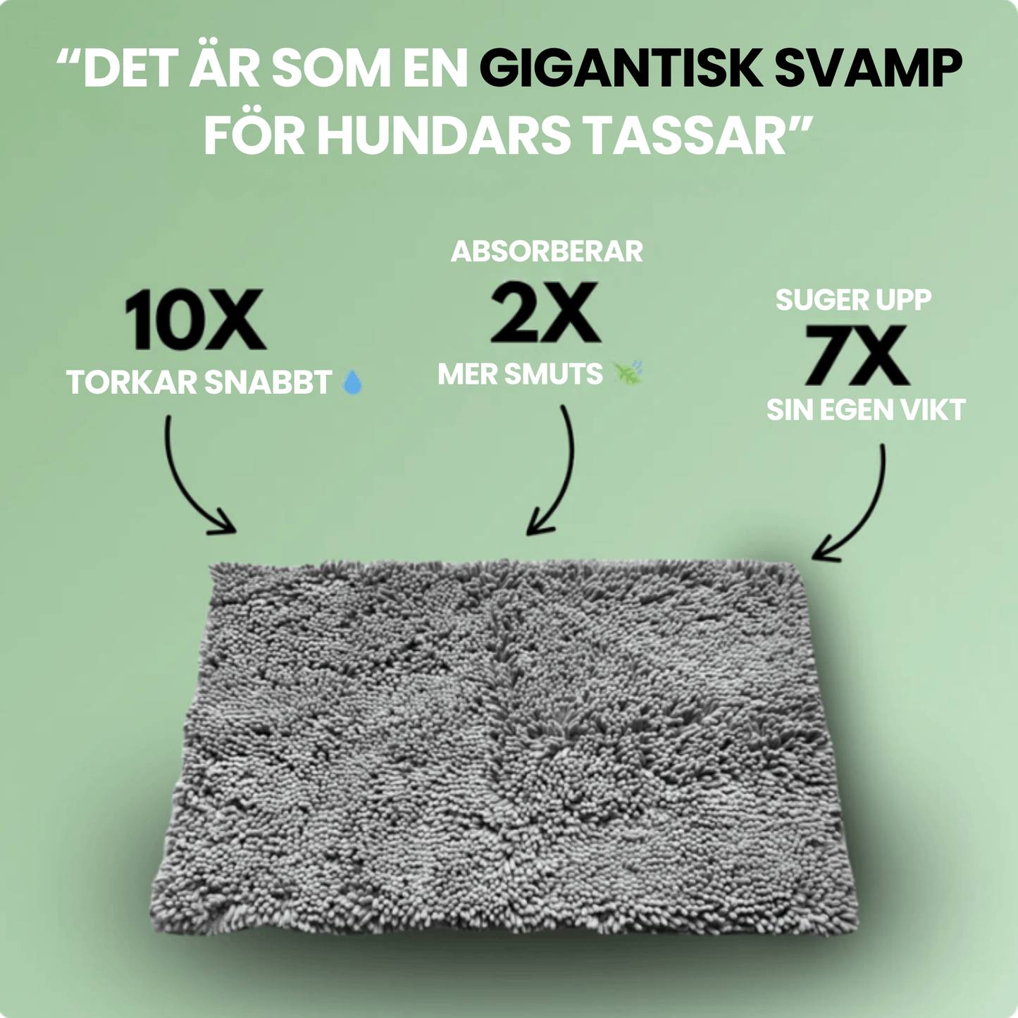 PawDry - Inga fler smutsiga tassavtryck i hemmet